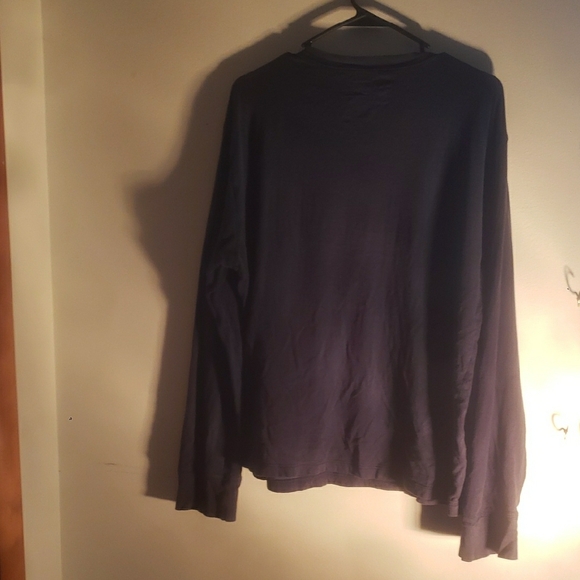 GAP Men's Navy Button Up Long-Sleeve Cotton Sweater Large - Picture 7 of 8